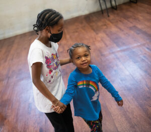 Two young girls